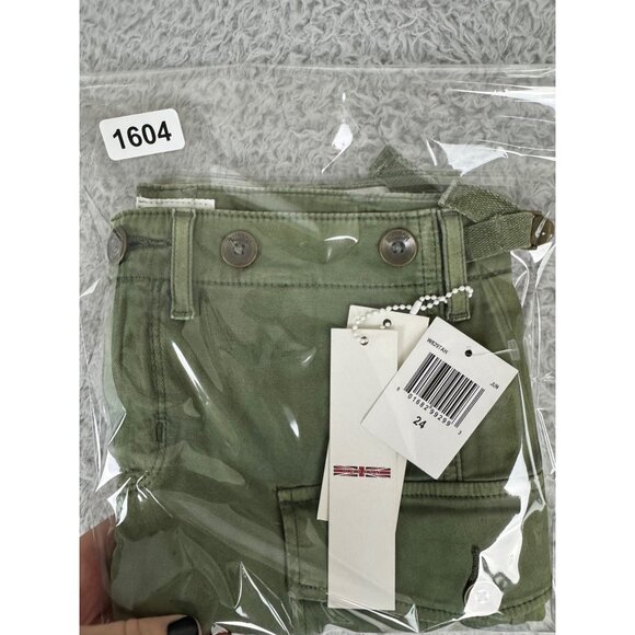 Hudson Nell Cargo Skirt Womens Sz 24 OliveGreen Cotton Blend NWT Y2K Style *Read - Picture 14 of 14